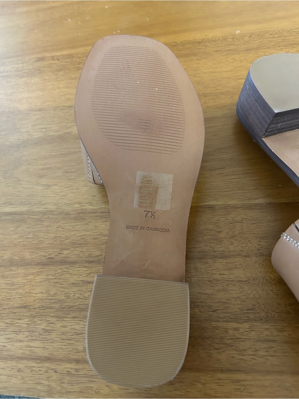 Madewell Leather Slide Heels - Picture 3 of 3